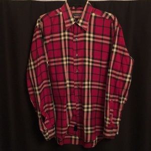 Burberry Men’s Tartan Shirt Medium